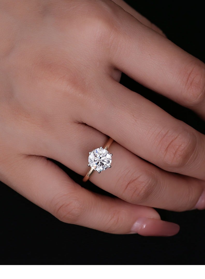 روماد خاتم فضي أنيق بلمعة راقية يتوسطه حجر متألق يخطف الأنظار، خيار مثالي للهدايا والمناسبات الخاصة - Image 4