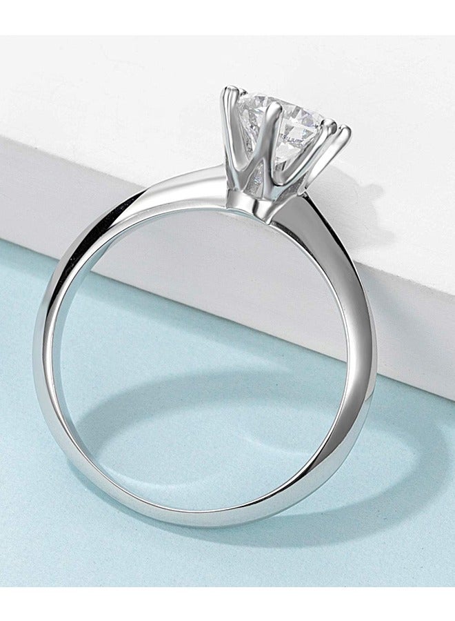 روماد خاتم فضي أنيق بلمعة راقية يتوسطه حجر متألق يخطف الأنظار، خيار مثالي للهدايا والمناسبات الخاصة - Image 5