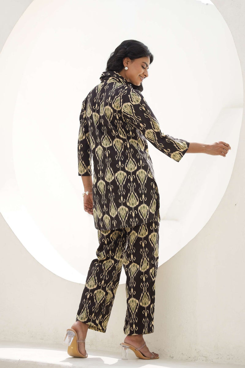 Label Flavia طقم أسود متناسق للنساء - Image 3