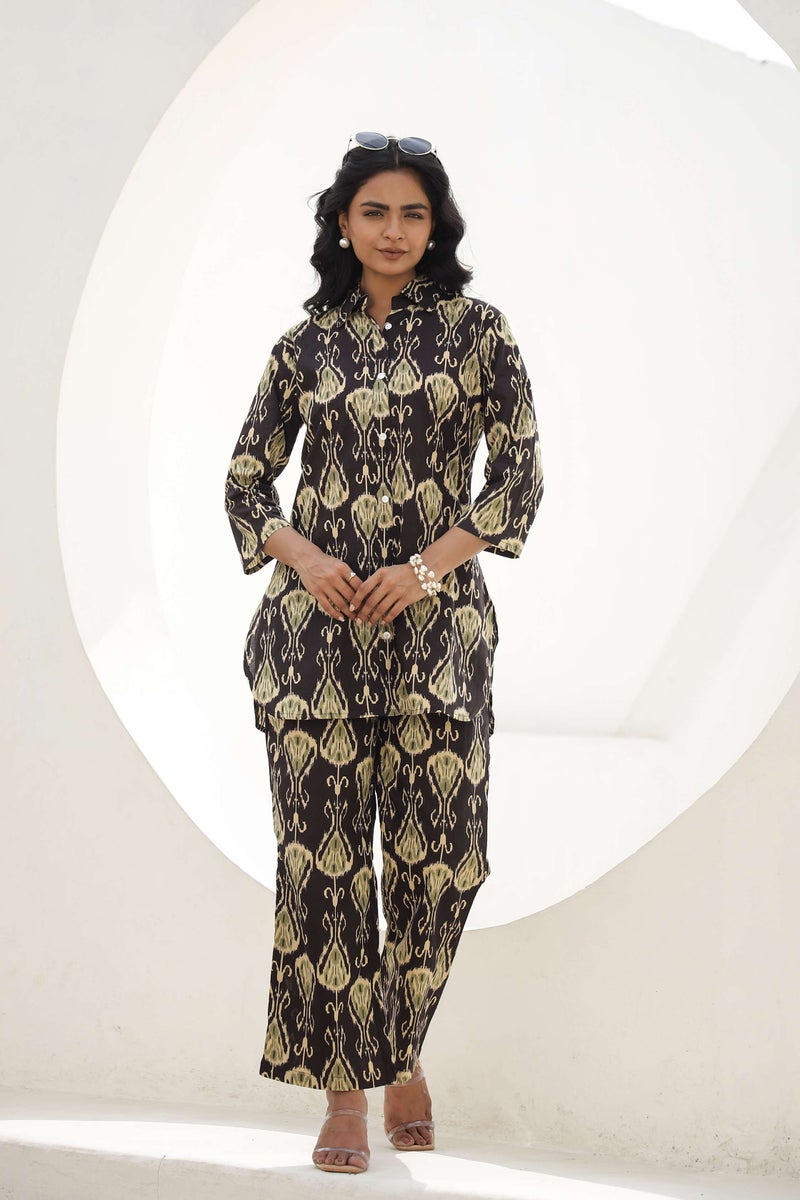 Label Flavia طقم أسود متناسق للنساء - Image 1