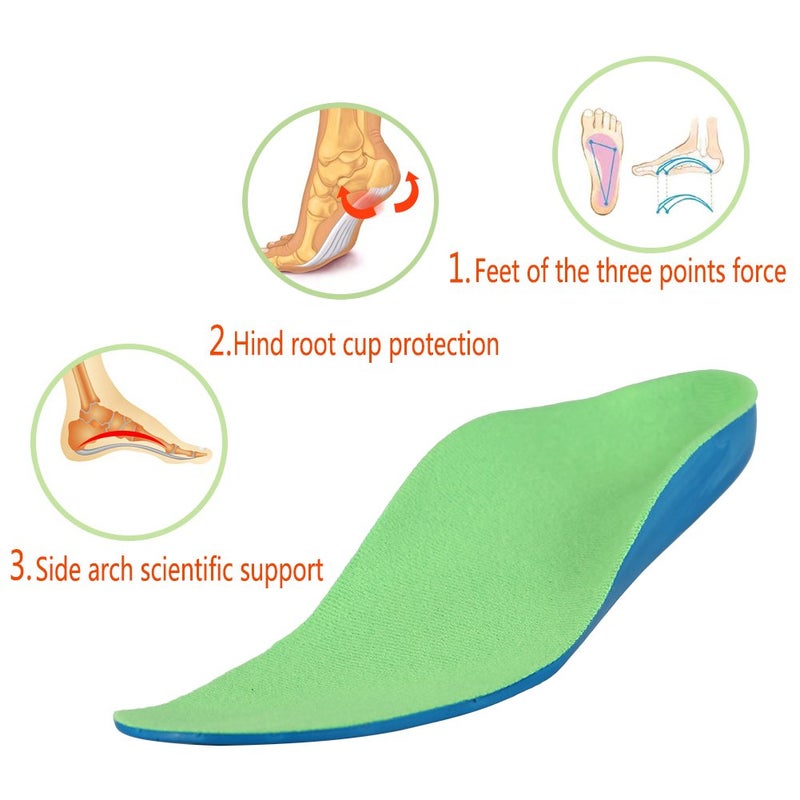 comfrt Plantar Fasciitis Feet Insoles Arch Supports, Orthotic Shoe Inserts for Maximum Support, Professional-Grade High Arch Support, Orthotics Inserts Relieve Flat Feet, High Arch, Foot Pain(22 cm) - Image 4