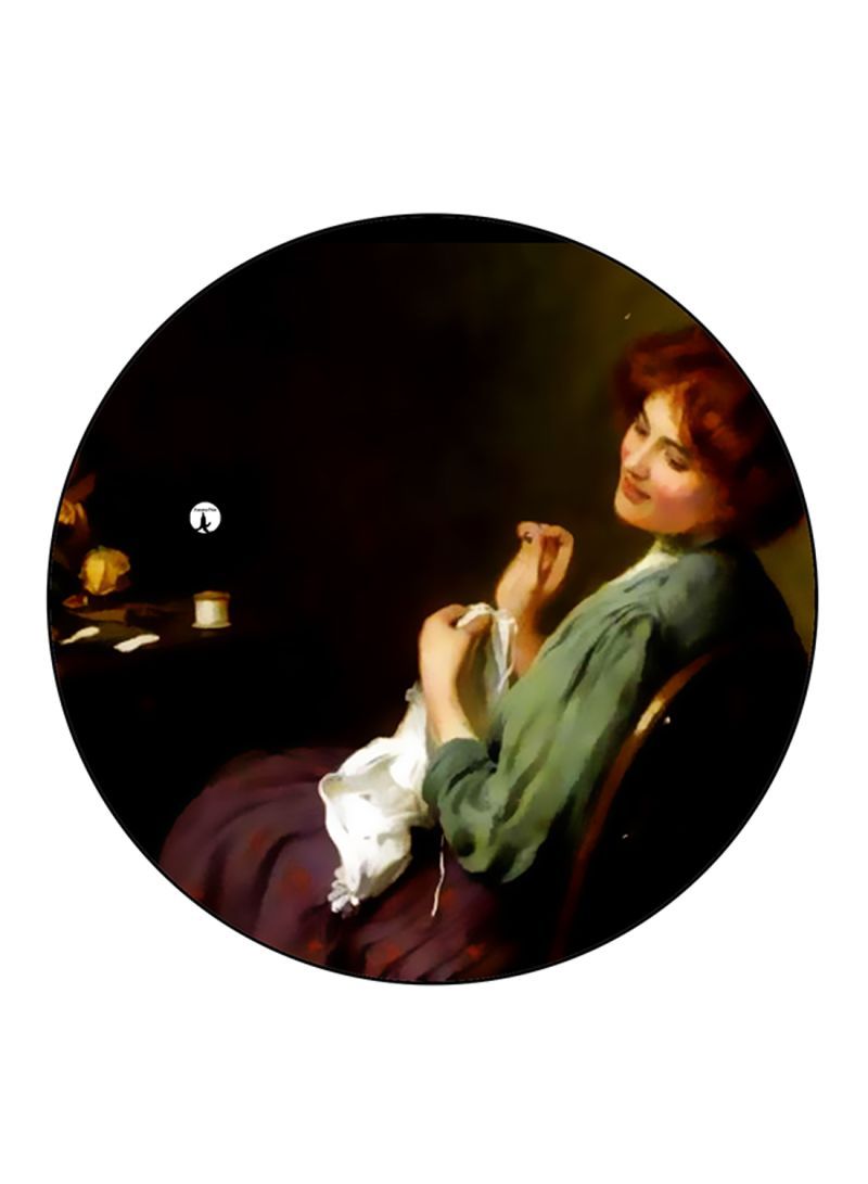 RKN Vintage Art Printed Mouse Pad Multicolour