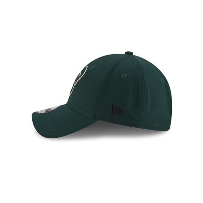 NEW ERA Nba Milwaukee Bucks The League 9Forty Adjustable Cap, Dark Green, One Size - Image 2