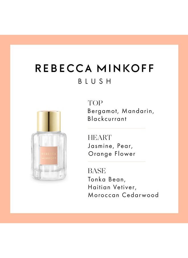 Rebecca Minkoff - Blush - Bright, Feminine Eau de Parfum Fragrance for Women - Notes of Bergamot, Jasmine, and Vetiver - Long Lasting Fragrance - 3.4 oz - Image 1