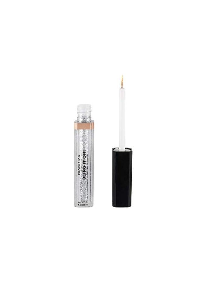 Profusion Cosmetics Glitter Eyeliner Adds Shimmering Golden Star Hue for Festive Party Look Raise Your Eye Look with Glamorous Glint at Every Step Premium Beauty Tool for Eye Catching Look - Image 1