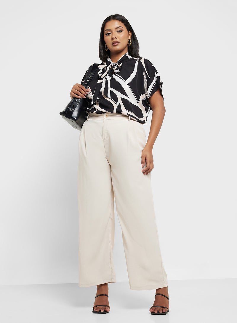 Ginger Plus Tailored Relaxed Fit Pants - Image 1