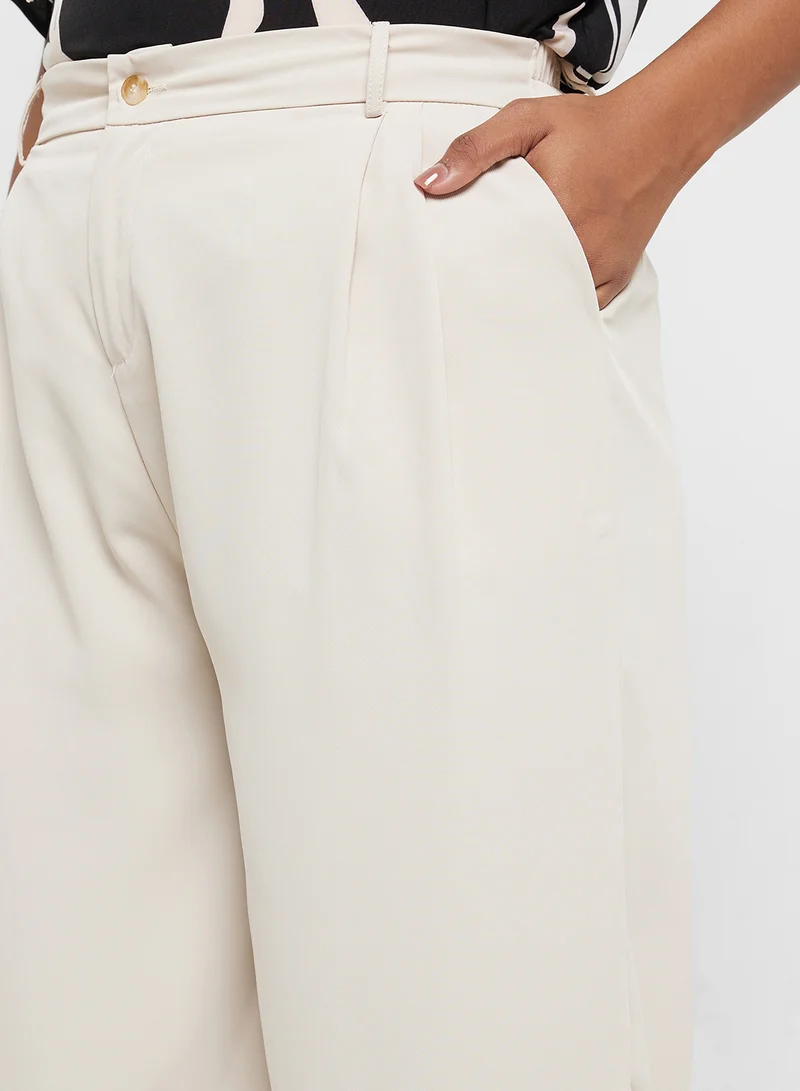 Ginger Plus Tailored Relaxed Fit Pants