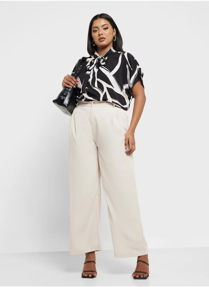 Ginger Plus Tailored Relaxed Fit Pants