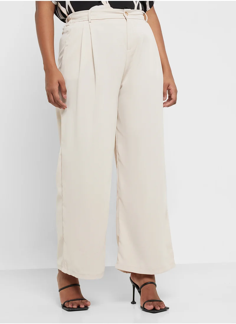 Ginger Plus Tailored Relaxed Fit Pants