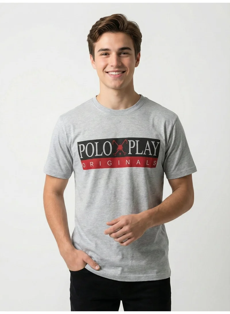 Polo Play Boys Graphic T-shirt -GREY