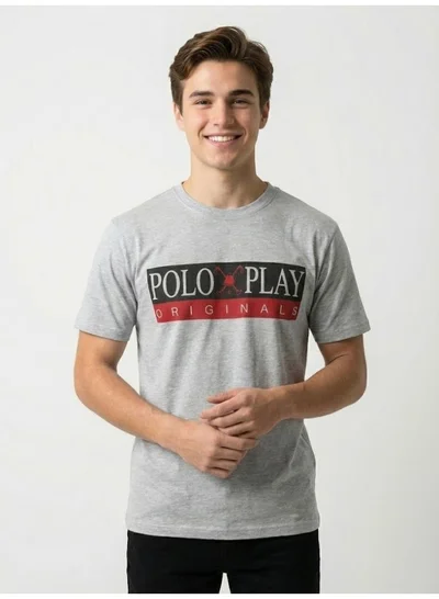 Polo Play Boys Graphic T-shirt -GREY