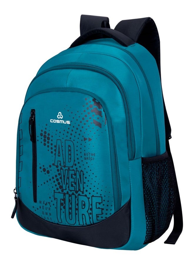 COSMUS ADVENTURE 34L Graphic Printed 15.6-Inch Laptop Backpack (Teal Green) - Image 3