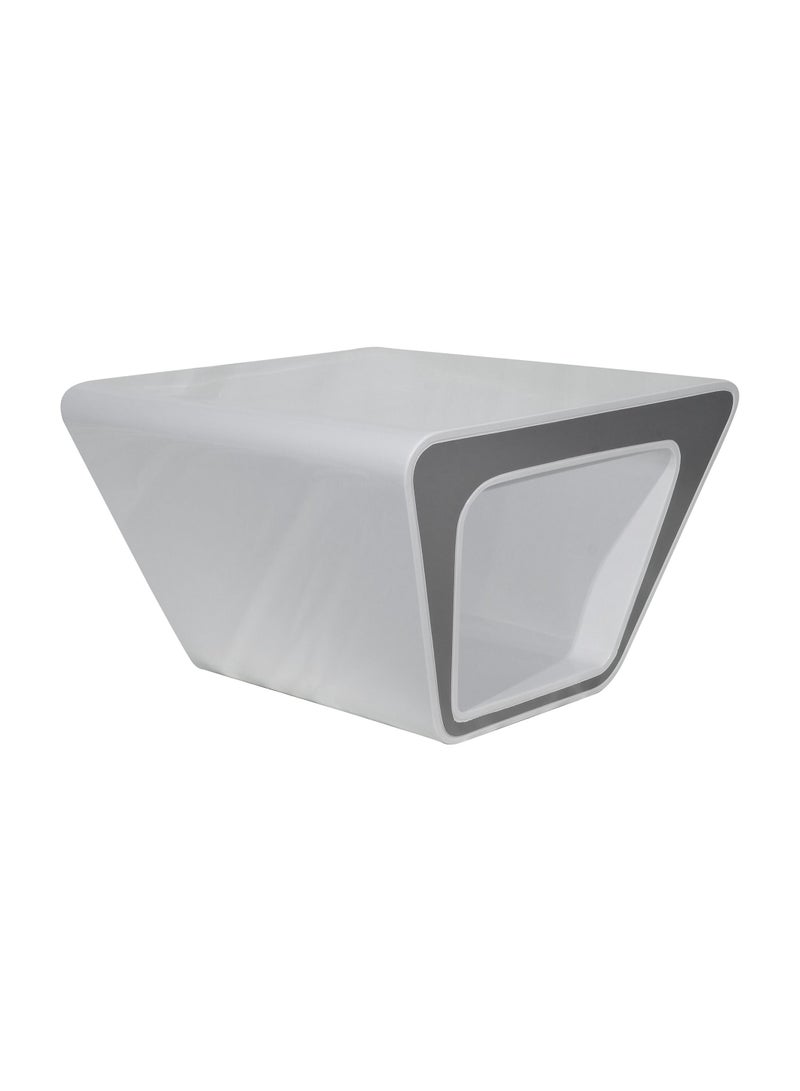 HUIMEI BG-9953S Glossy Coffee Table Glossy White Color  - Image 1
