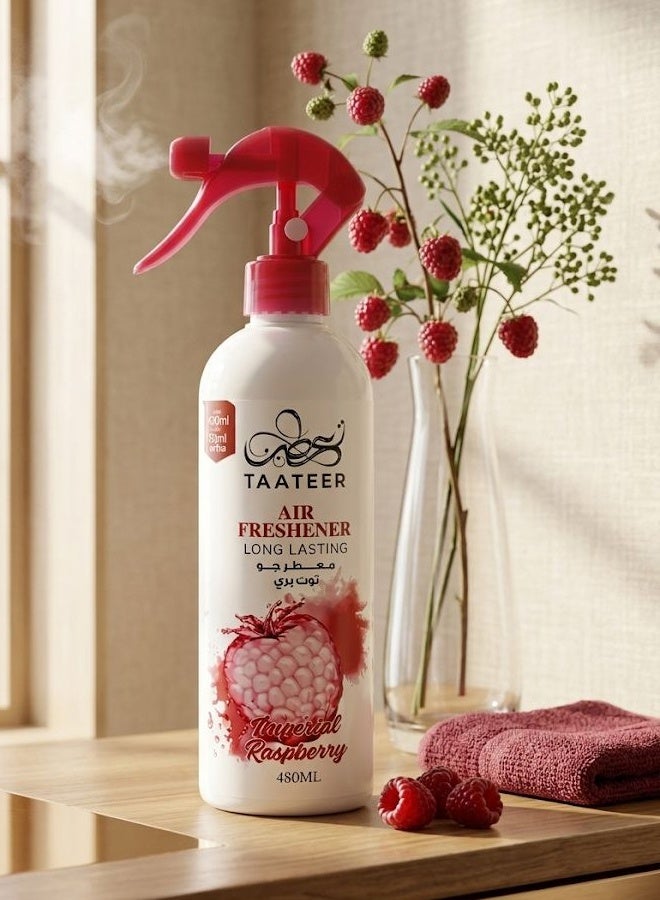 TAATEER AIR FRESHENER LONG LASTING Imperial RASPBERRY 480 ML - Image 2