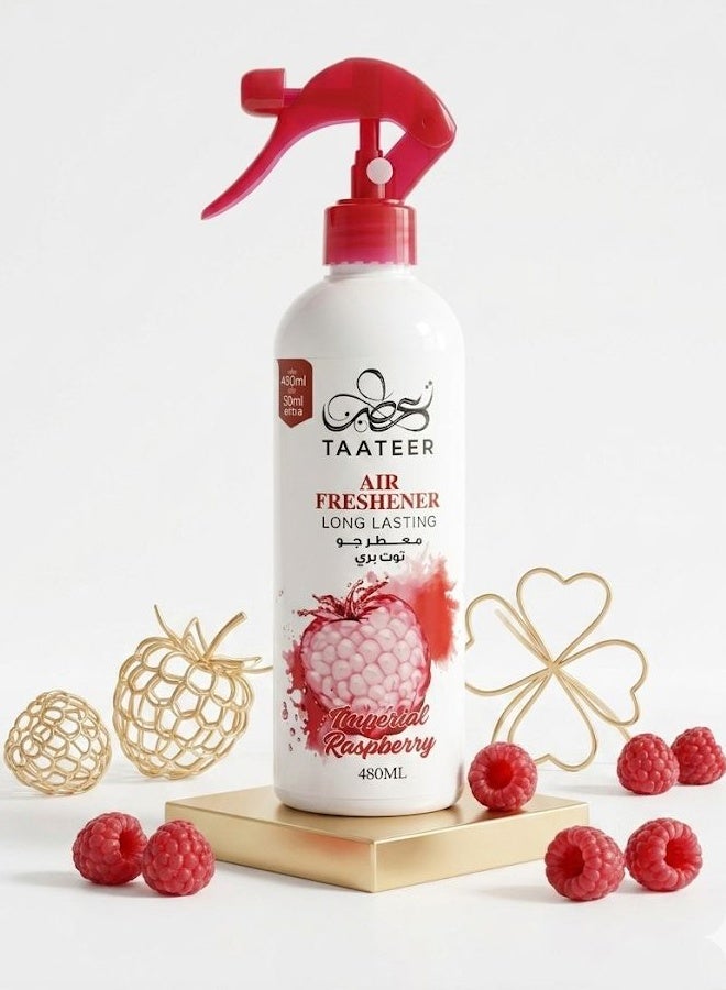 TAATEER AIR FRESHENER LONG LASTING Imperial RASPBERRY 480 ML - Image 1