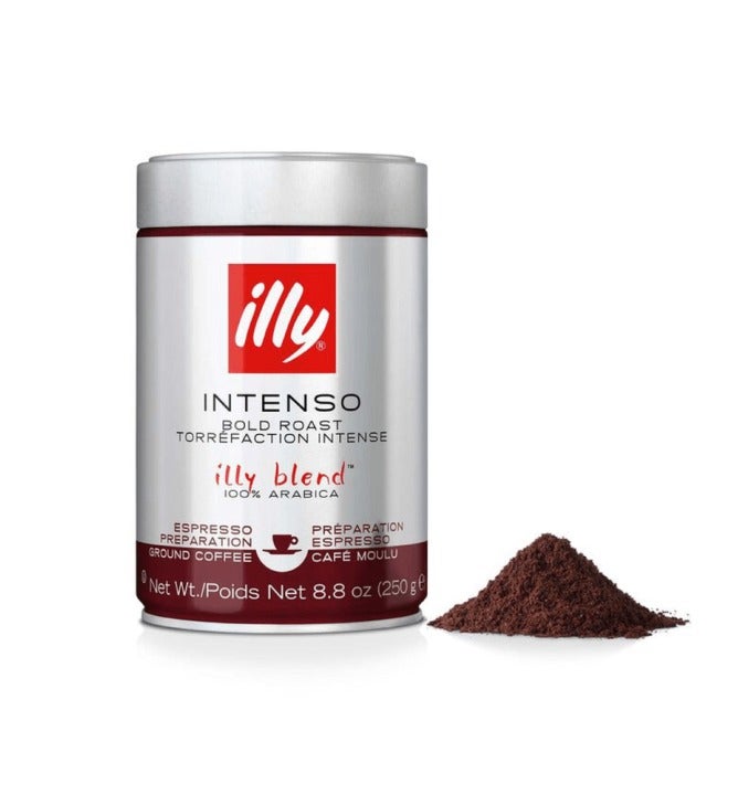 ILLY GROUND BOLD ROAST INTENSO, 250 g