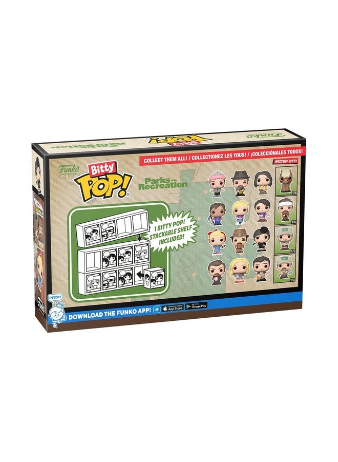 Funko Bitty POP! Parks & Recreation - 4 Pack - Leslie The Riveter, Bitty POP! Hunter Ron, Bitty POP! Janet Snakehole, and a Mystery Bitty POP! Figure and A Surprise Mystery Mini Figure (2.2 Cm) - Image 3