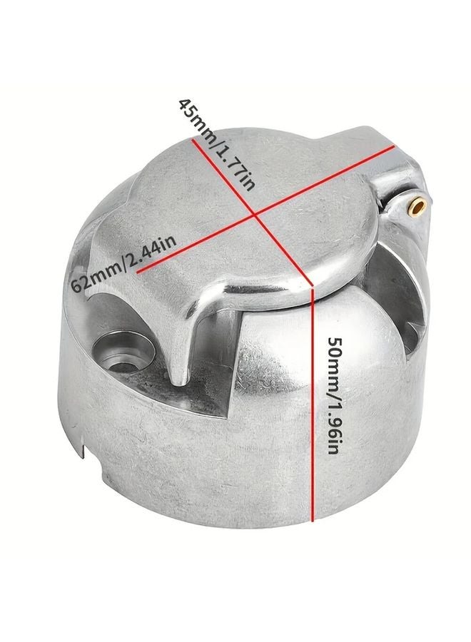 1pc Heavy Duty 12V 7 Pin Trailer Wiring Connector Towing Adapter Male Female Socket - Image 3