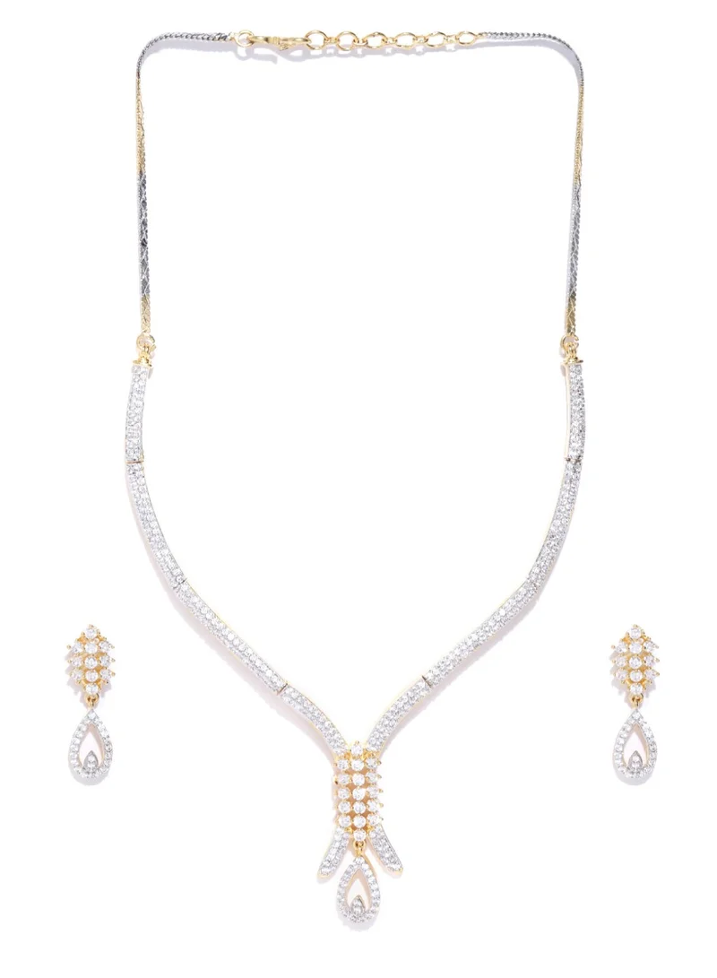 Priyaasi Beaded Contemporary Drop Earrings
