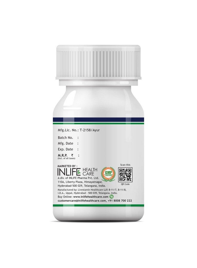 Inlife كبسولات إنلايف بهرينغراج للشعر | مكمل مستخلص النبات الكامل | إكليبتا ألبا | يدعم صحة الشعر للنساء والرجال، 500 ملغ - 60 كبسولة نباتية (عبوة من 1، 60) - Image 3