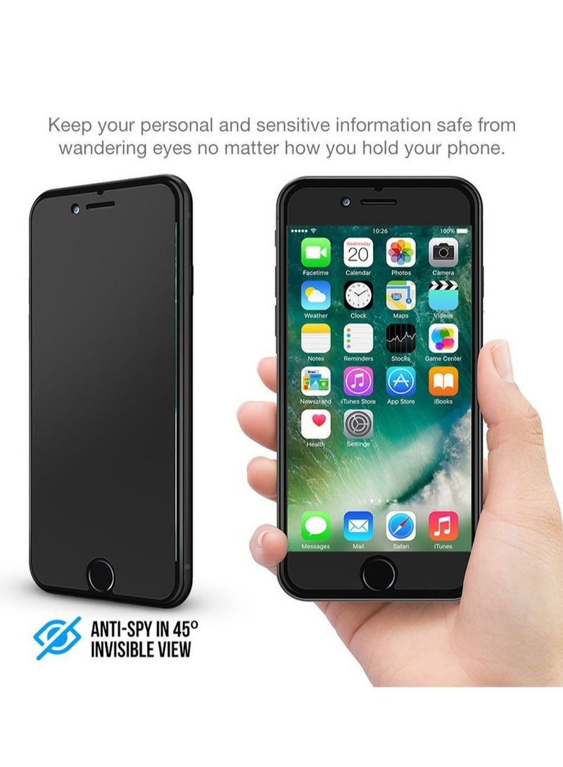 3Pack iPhone 6 Plus and 6s Plus Privacy Screen Protector Anti Scratch Tempered Glass 4.7 inch - Image 2