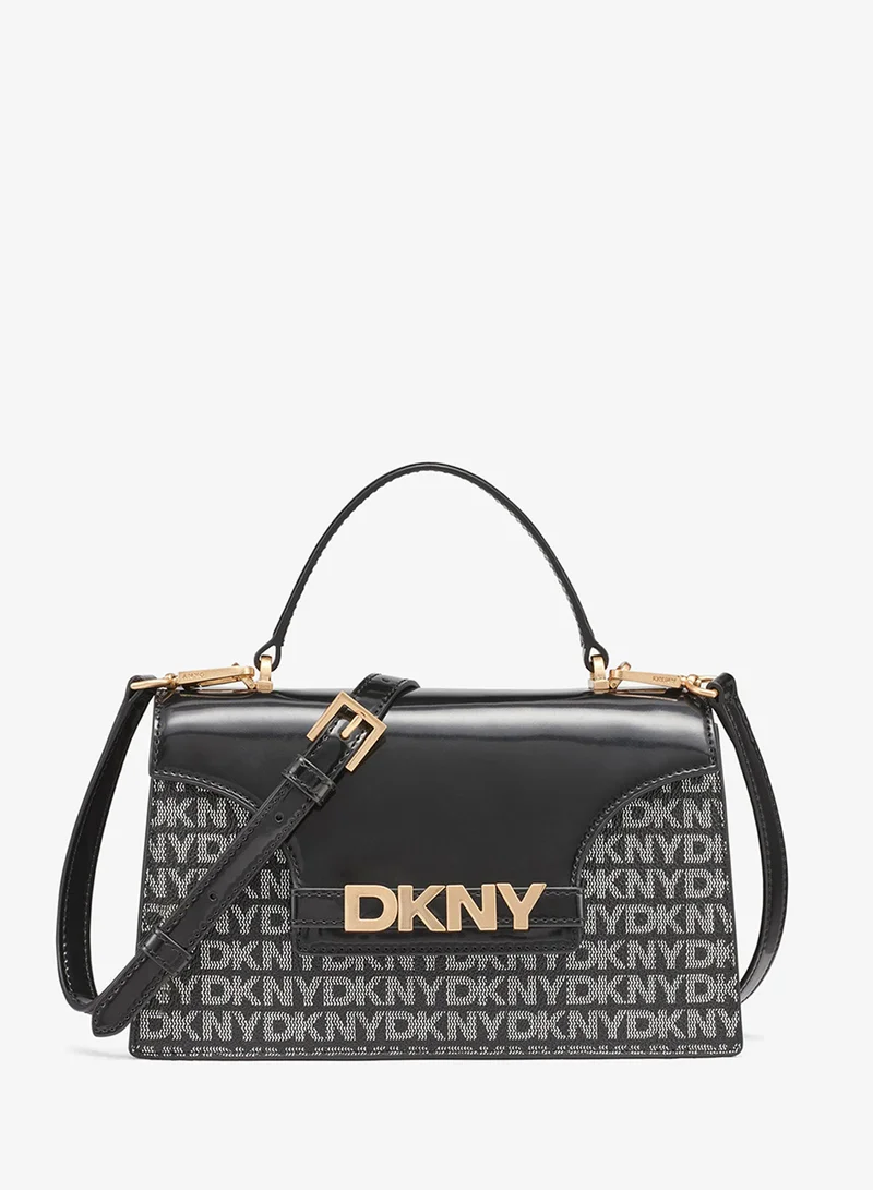 د ك ن ي Avril Top Handle Flap Satchel