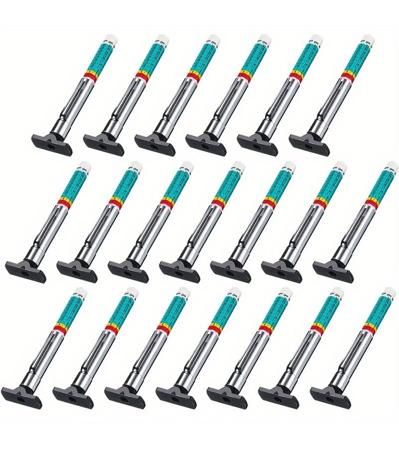 8Pcs Dual Color Tire Tread Depth Gauge 0 to 25mm Measuring Tool - Image 3