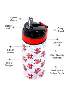MARVEL Marvel Spiderman Tritan 420ml Water Bottle with Carry Handle  - Image 5