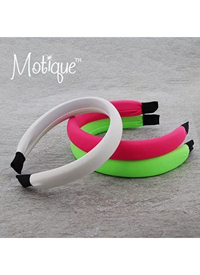 Motique Accessories Padded Headband For Women For Women (Neon Yellow)  - Image 3