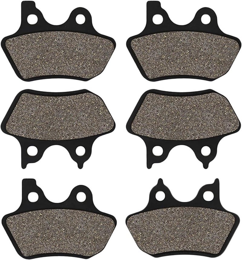 QASULER Motorcycle Brake Pads for Harley - Image 1