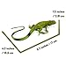 NAKIMO Iguana Animal Figurine Lizard Toy Realistic Reptile Figures for Decoration Science Education Prank Props - Image 4