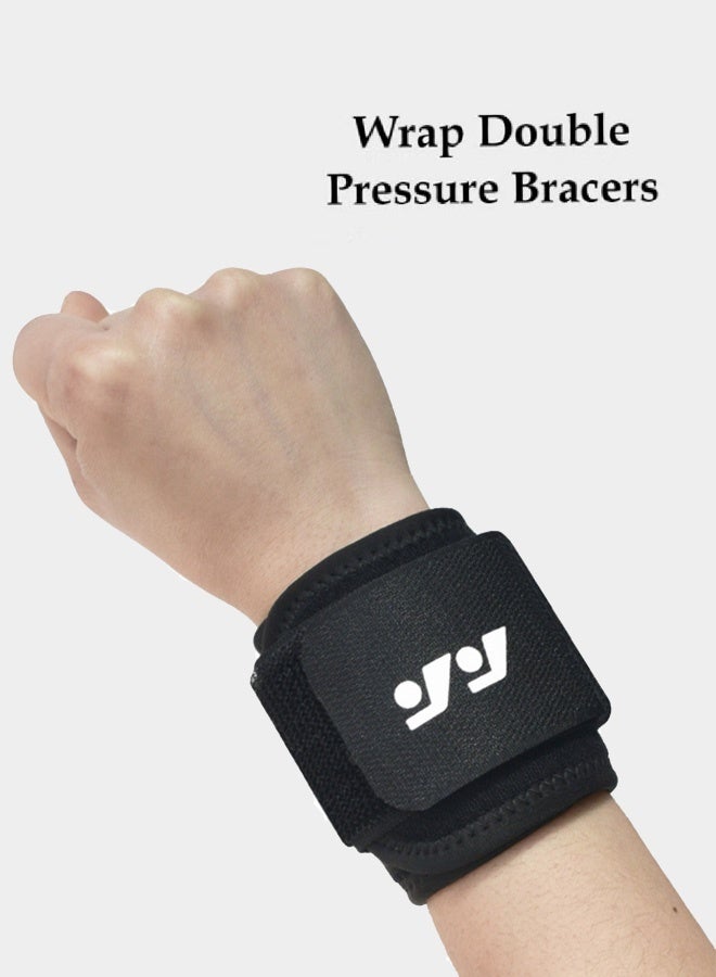 2 Pack Wrist Brace Adjustable Wrist Support, Wrist Straps for Fitness Weightlifting, Tendonitis, Carpal Tunnel Arthritis, Highly Elastic Wrist Wraps for Relief Wrist Pain(Black) - Image 3