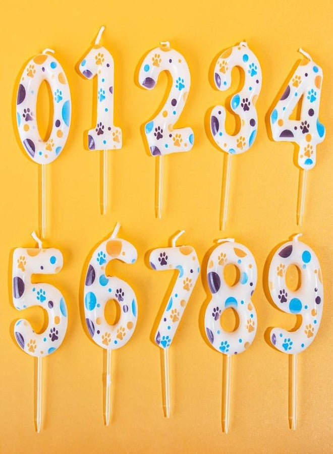 BOBORAT Number 9 Blue Dog Birthday Candle, Cute Dog Paw Print Cake Topper Candle, Bithday Party Supplies, Cake Decoration for Kid, Pets Celebrations Decor - Image 5