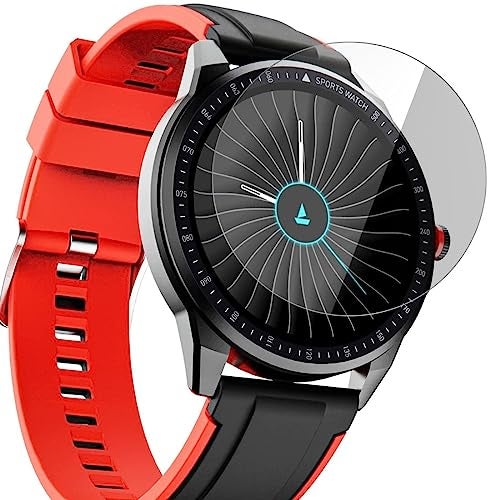 FCS Pet Smart Watch Screen Guard For Boat Smartwatch Flash|Pack Of 3|Edge To Edge Coverage|Ultrathin 0.33Mm 9H Anti Shock Flexible Screen Protector - Image 1