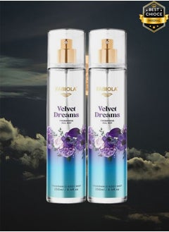 Fabiola 2 Pieces Velvet Dreams Body Mist 250ml  - Image 1