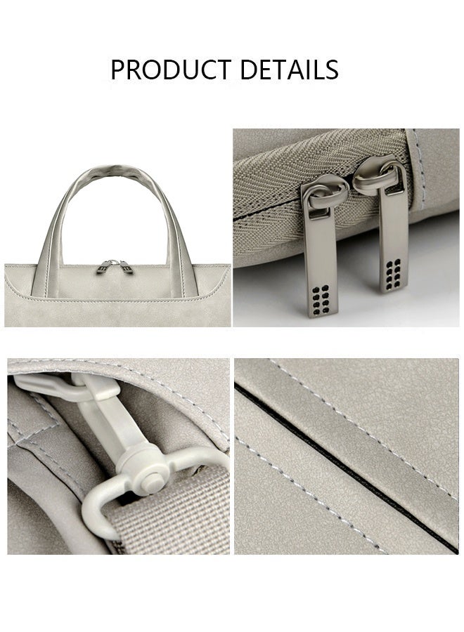 lebonaer 15.6 Inch Laptop Carrying Case - Water-Repellent Slim Briefcase with Dedicated Laptop Compartment, Luggage Strap, for College Students, Business Professionals, Air Travel and Daily Commute. Search Keywords: laptop sleeve bag, waterproof laptop case, business laptop bag, college student laptop bag, travel laptop briefcase, slim laptop carrier, laptop bag with luggage strap, 15.6 inch laptop bag, tablet and laptop bag, professional laptop case, airplane travel laptop bag, laptop protector case, minimalist laptop bag, laptop bag for work, laptop messenger bag, laptop bag for students, laptop document bag, laptop bag for business trip, laptop carrying case for professionals, laptop shoulder bag. - Image 3