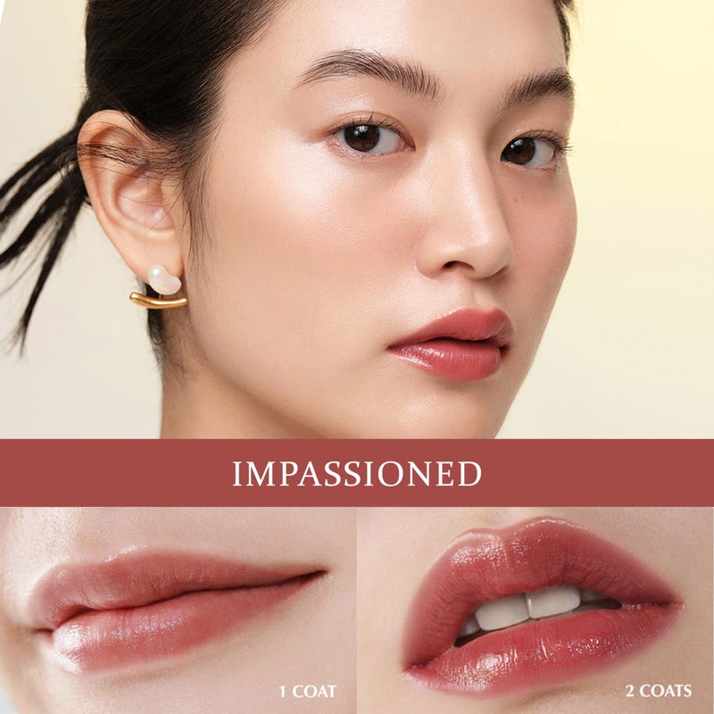 hince Mood Enhancer Lip Glow - Natural Tinted Lip Balm for Healthy Flush of Color, Effortless Swipe for Nourished, Soft Lips, Self Care Gifts for Women, 5.5g (IMPASSIONED, LW005) - Image 3