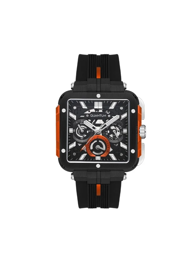 Quantum Men's Silicone Multi Function Watch PWG1102.651 - 45 mm