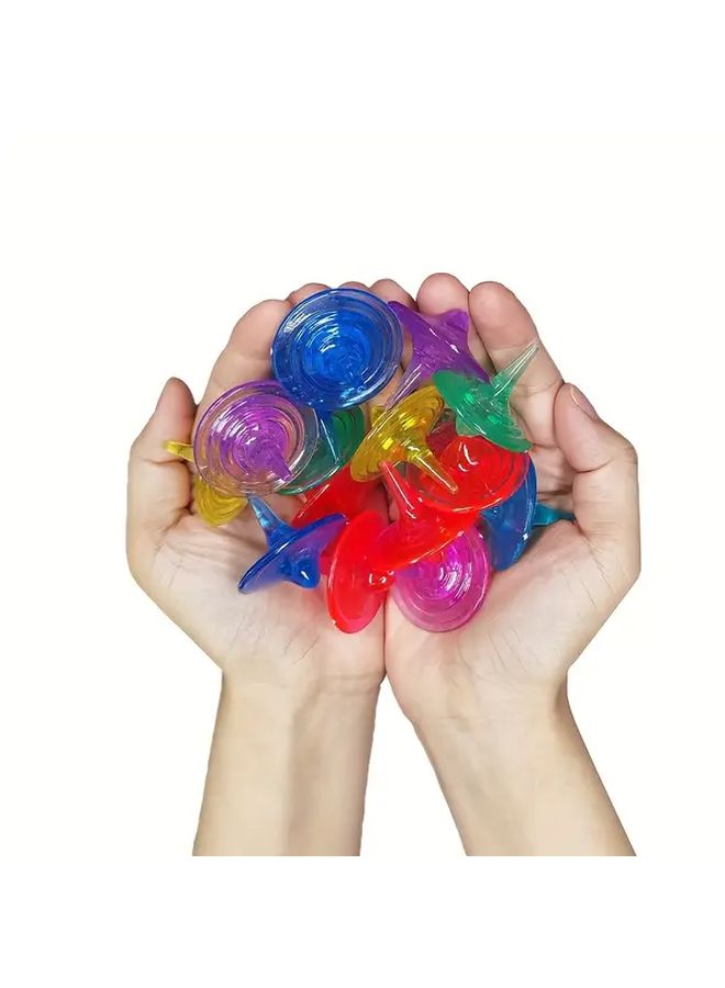 Acrylic Fidget Spinners 16pcs Vibrant Long Spin Durable Desk Toy for Party School Rewards Multicolor - Image 5