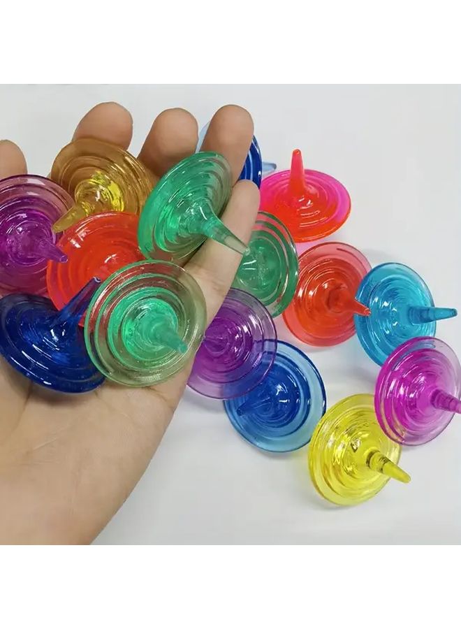 Acrylic Fidget Spinners 16pcs Vibrant Long Spin Durable Desk Toy for Party School Rewards Multicolor - Image 3