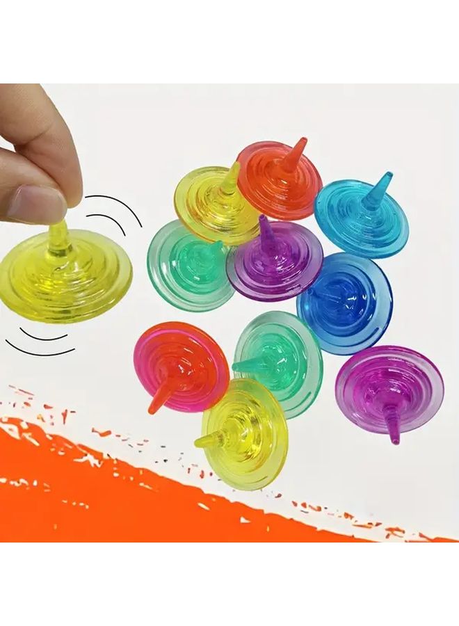 Acrylic Fidget Spinners 16pcs Vibrant Long Spin Durable Desk Toy for Party School Rewards Multicolor - Image 1