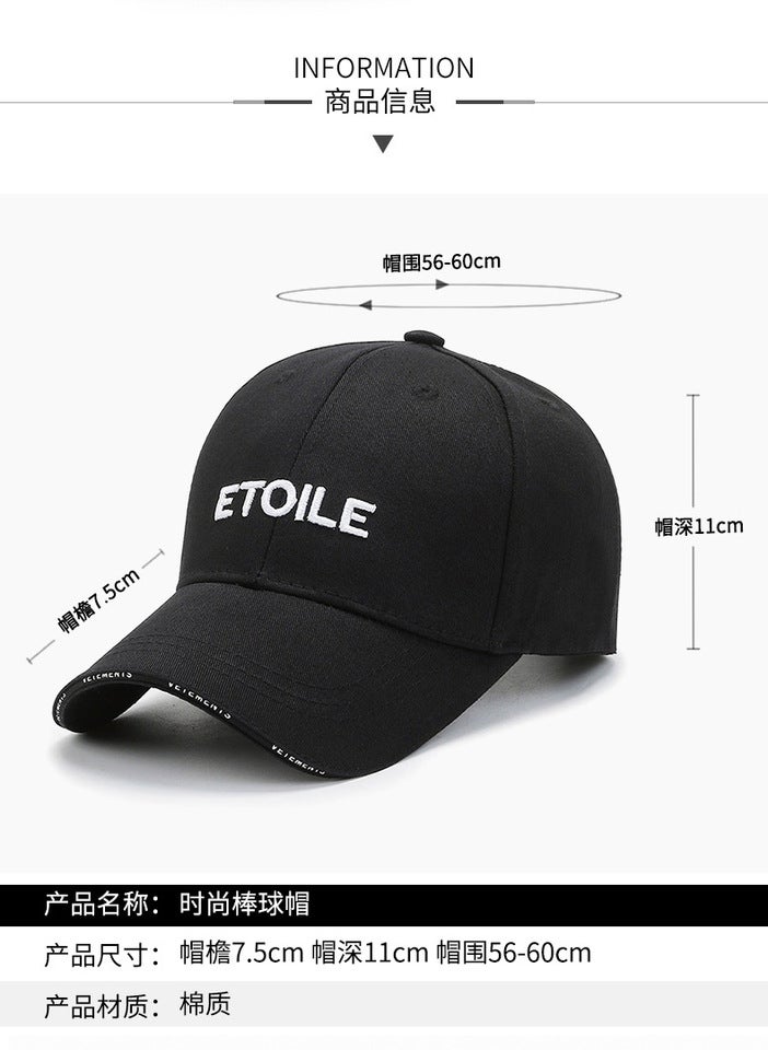 Women Cap Korean INS Fashion Casual Student Sun Protection Baseball Hat - Image 3