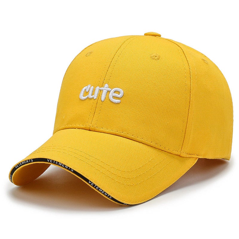 Women Cap Korean INS Fashion Casual Student Sun Protection Baseball Hat - Image 1