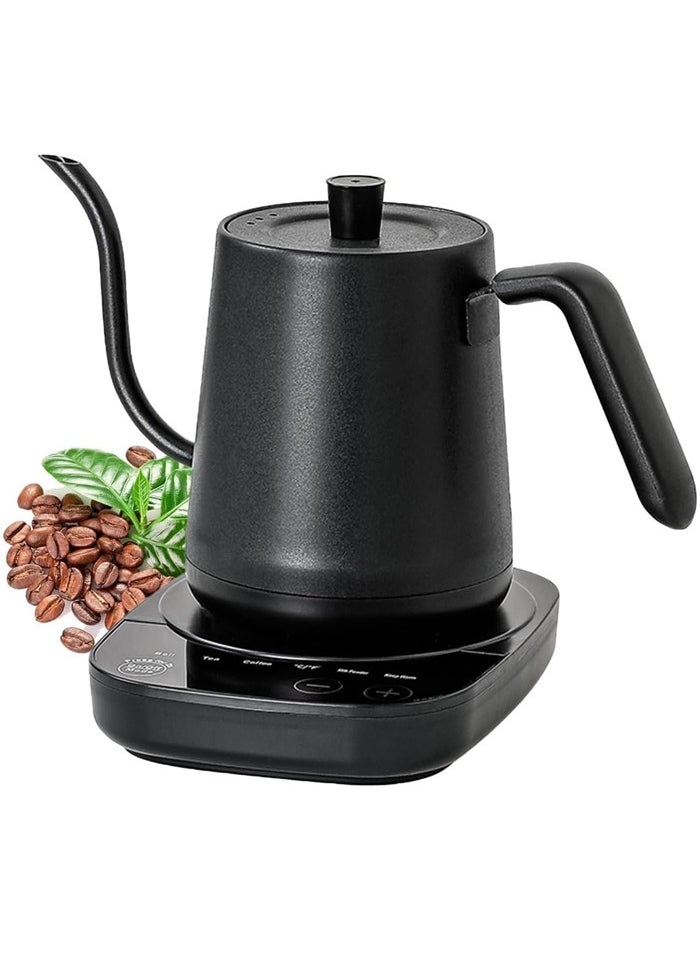 Joshberg Electric Gooseneck Kettle,800 ml 1000W Electric Coffee Kettle,304 Stainless Steel Coffee and Tea Pot, Automatic Temperature Control and Constant Temperature, Quick Heating  - Image 1