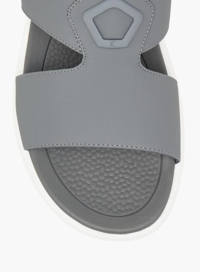 Le Confort Men's Cutout Detail Slip-On Arabic Sandals