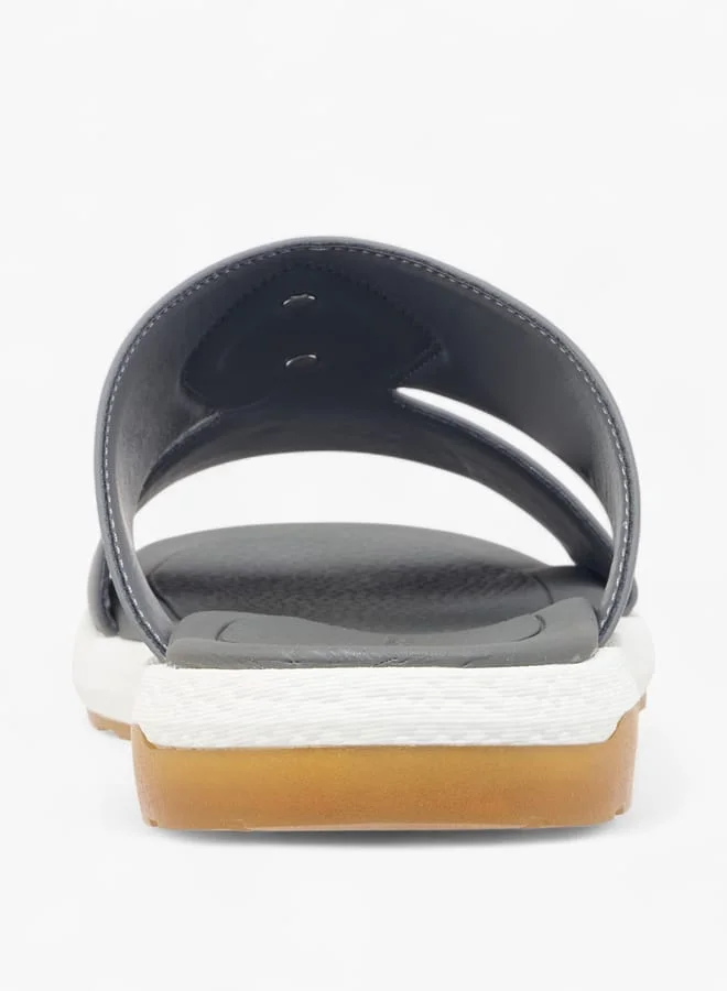 Le Confort Men's Cutout Detail Slip-On Arabic Sandals