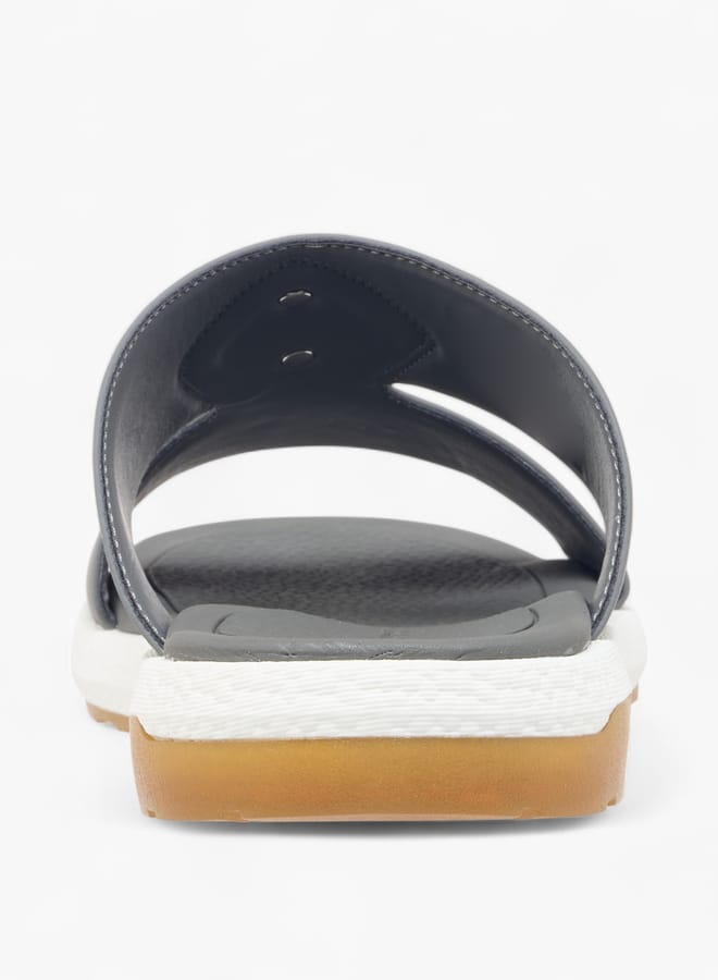 لو كونفورت صنادل رجالية بنعل مفتوح بتفاصيل مقصوصة - Image 5