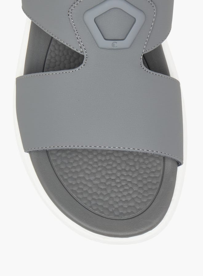 لو كونفورت صنادل رجالية بنعل مفتوح بتفاصيل مقصوصة - Image 4