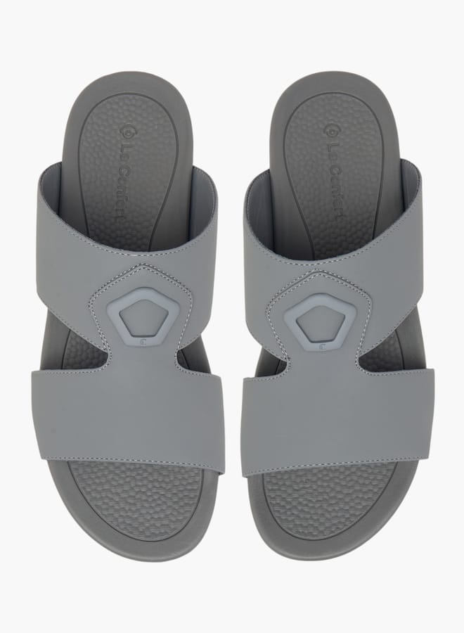 لو كونفورت صنادل رجالية بنعل مفتوح بتفاصيل مقصوصة - Image 3