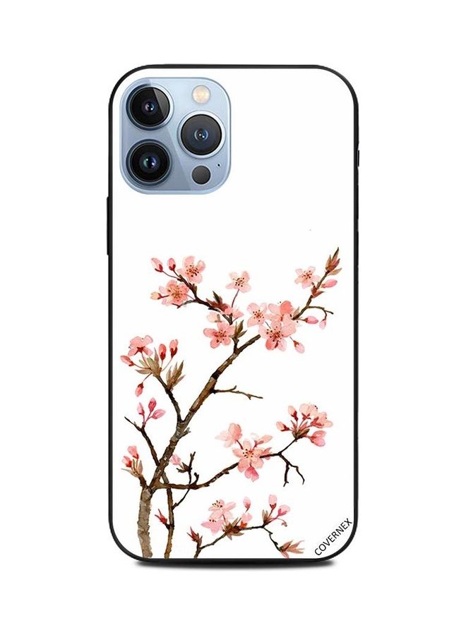 Covernex Apple iPhone 13 Pro Max Protective Case Cover Printed Featuring Flowers N Branches DESIGN_0474 - Image 1